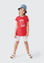 Conjunto Infantil Menina Curto Com Estampa Hering - Vermelho - loja online