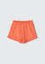 Shorts Infantil Menina Toddler Em Moletom Hering - Laranja