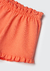 Shorts Infantil Menina Toddler Em Moletom Hering - Laranja - comprar online