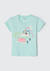 Blusa Infantil Menina Toddler Com Estampa Hering - Verde - comprar online