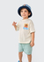 Camiseta Infantil Menino Toddler Oversized Hering - Amarelo - loja online