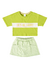 Conjunto Juvenil Verão Com Estampa Be Happy Malwee - Verde - comprar online