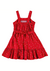 Vestido Infantil Flores Malwee - Vermelho - comprar online