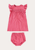 Conjunto Infantil Menina Manga Babado Em Viscose Malwee - Rosa