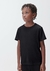 Camiseta Básica Infantil Unissex Regular Hering - Preto - loja online