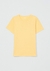 Camiseta Básica Infantil Unissex Regular Hering - Amarelo - Gika Baby