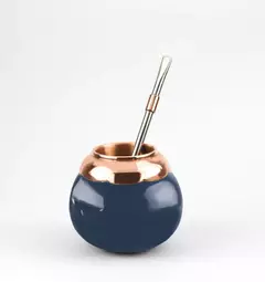 Mate azul con volados - comprar online