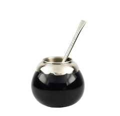 Mate negro con volados