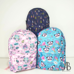 MOCHILA TEENS SURTIDA ESTAMPADA