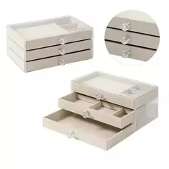 ORGANIZADOR PARA JOYAS 3 CAJONES - Ab importados