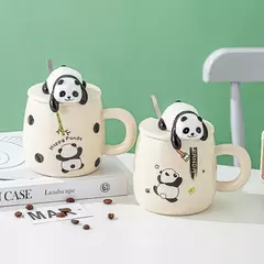 TAZA CON TAPA BIG PANDA TOP - comprar online