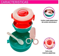 LUNCHERA VIANDA ACERO REDONDA TED - comprar online