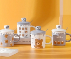 TAZA CON TAPA POLAR BEAR