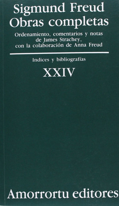 Obras Completas Tomo Xxiv - Indices Y Bibli - Freud, Sigmund