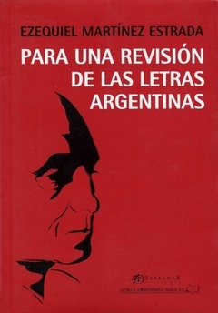 Para una revisión de las letras argentinas - EZEQUIEL MARTINEZ TERRAMAR