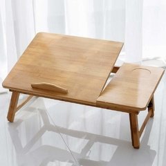 Mesa de cama de bamboo para tablet, notebook o libro