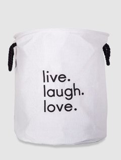 Cesto laundry "Live/Laugh/Love" en internet