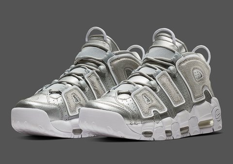 Nike uptempo outlet grises