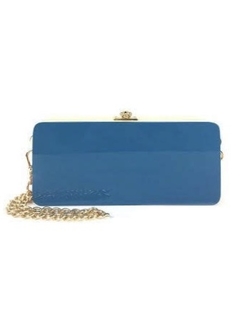 CLUTCH MADEIRA BAGUETE AZUL