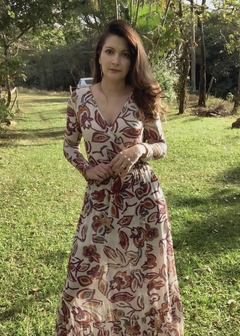 VESTIDO EM TULE FLORAL - comprar online