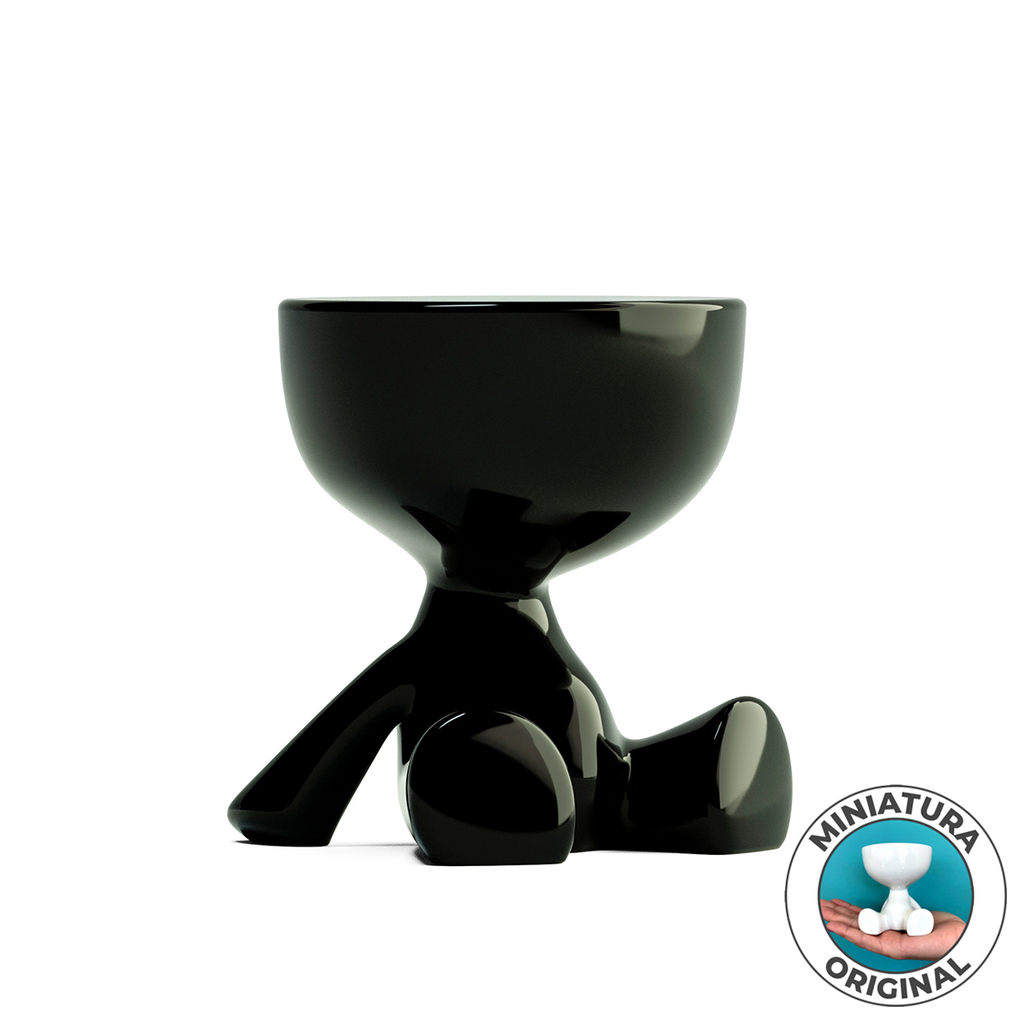 Mini Toy Sentado - Ivory Black
