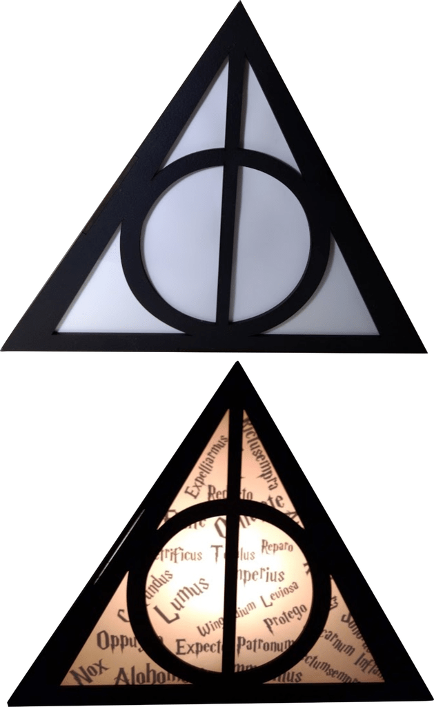 10 Quadros Harry Potter + 20 Feitiços + Placa Harry