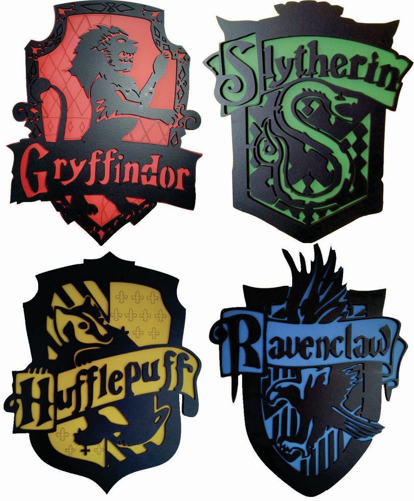 Quadro Harry Potter Corvinal Ravenclaw Hp Em Mdf