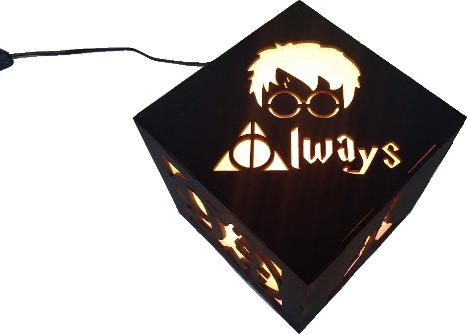 Luminária de mesa Harry Potter , abajur harry potter, decoração hp