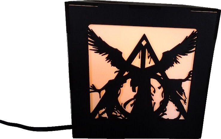 Luminária de mesa Harry Potter Magica com Feitiços Quando liga a luz