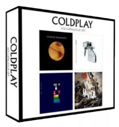 COLDPLAY - 4 CD CATALOGUE SET (LACRADO)