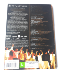 DVD BETH CARVALHO 40 ANOS DE CARREIRA AO VIVO NO THEATRO MUNICIPAL na internet