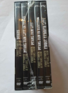 EDDIE VEDDER E PEARL JAM - BOX 5 DVDS LACRADO - comprar online