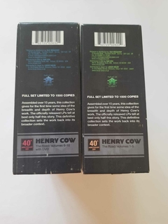 HENRY COW - 40 TH ANNIVERSAY BOX SET IMPORTADO LIMITADO (VOLUMES 1 A 10) - loja online
