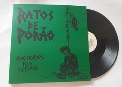 RATOS DE PORÃO - CRUCIFICADOS PELO SISTEMA (CAPA DUPLA COM FOTOS, POSTER, FLYERS)