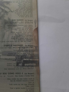 Imagem do LO BORGES - LO BORGES 1972 (DISCO DO TENIS)