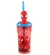 Vaso con sorbete 3D Spider Man