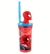 Vaso con sorbete 3D Spider Man - comprar online