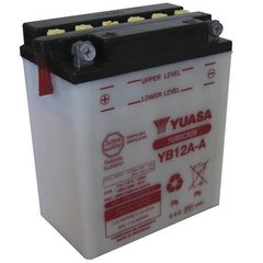 BATERIA YB12A-A CB400/450/VIRAGO535/CBR450/AGRALE INMETRO - YUASA # 013393