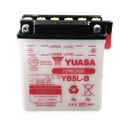 BATERIA YB5L-B XTZ125/CRYPTON105/SUPER100 DAFRA INMETRO - YUASA # 013402