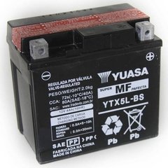 BATERIA YTX5L-BS TITAN150/BROS150/BIZ125/POP100 SEL, INMETRO - YUASA # 114173