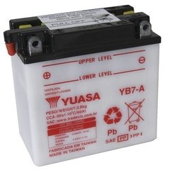 BATERIA YB7-A YES125/KATANA125/INTRUDER125/KANSAS150 INMETRO - YUASA # 114181