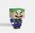 Luigi - Caixa Lembrancinha Tema Super Mario World - Papel em Cubos
