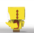 Yoshi amarelo - Caixa Lembrancinha Tema Super Mario World na internet