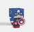 Capitão América - Caixa Lembrancinha Tema Super Heróis - Papel em Cubos