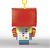 Robozinho vermelho - Caixa Lembrancinha Tema Robôs na internet