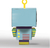 Robozinho azul - Caixa Lembrancinha Tema Robôs na internet