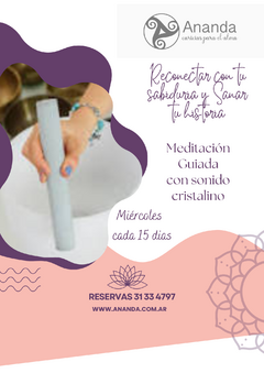 Meditaciones Grupales con Cuencos de Cuarzo