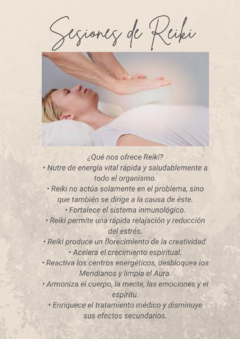 Sesiones de Reiki presencial y a distancia