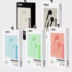 AURICULARES CON MIC ONLY SUMMER MOD24 ROSA