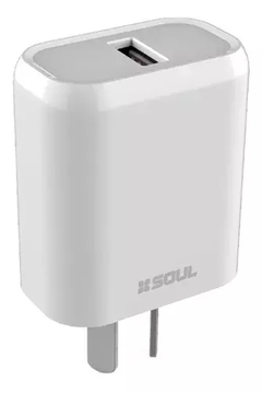 Cargador Soul One Charge 2.4a Con Cable Tipo MICRO USB